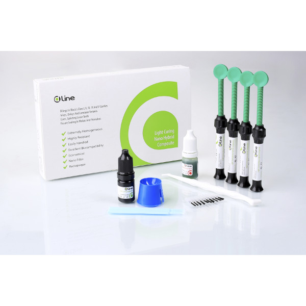 Light Curing Nano Hybrid Composite Kit