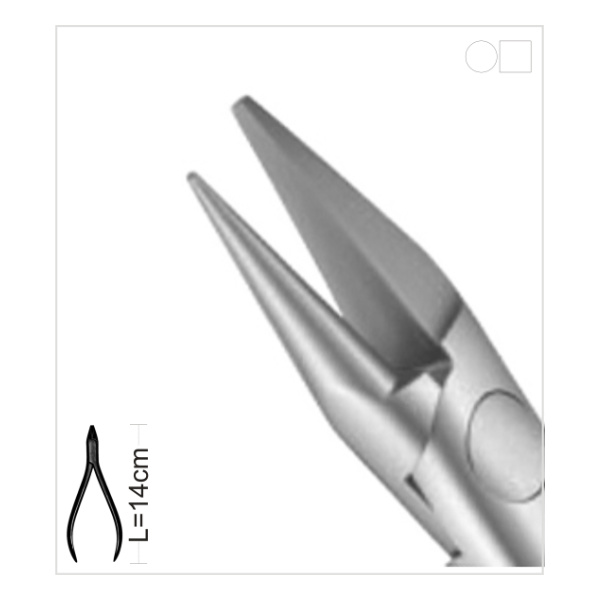 Light Wire Bird Beak Pliers With Non-TC Tips