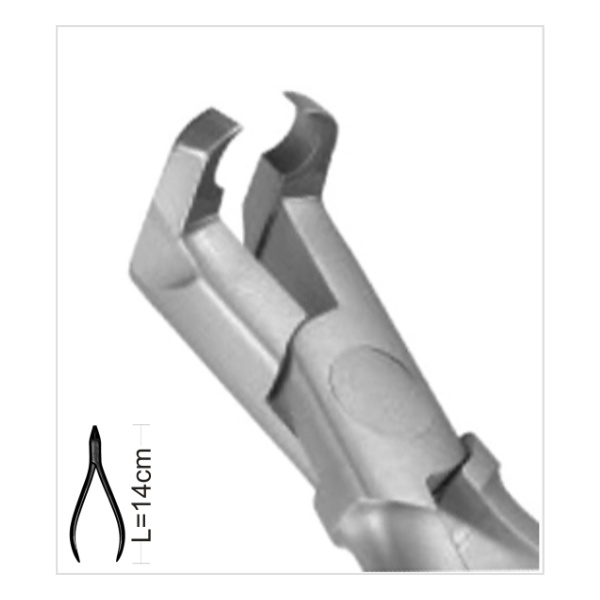 Bracket Debonding Pliers Angulated With Non-TC Tips