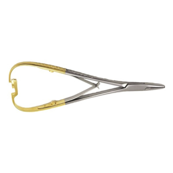 Mathieu Needle Holder with TC Tips - Narrow Tip, 14 cm