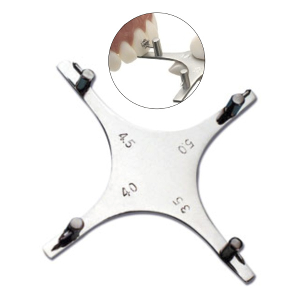 - Bracket Positioning Gauge Boon, 3.5 - 4.0 - 4.5 - 5.0 mm