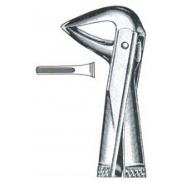 Extracting Forceps, Lower Incisor & Root, Fig. 74M