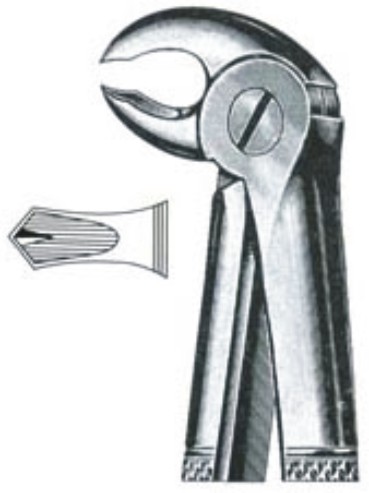 Extracting Forceps, Lower Molar, Hawk's Bill, Fig. 22
