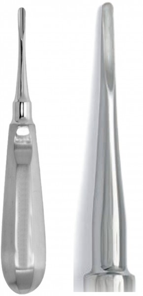 Root Elevator, Bein, Straight, 2mm