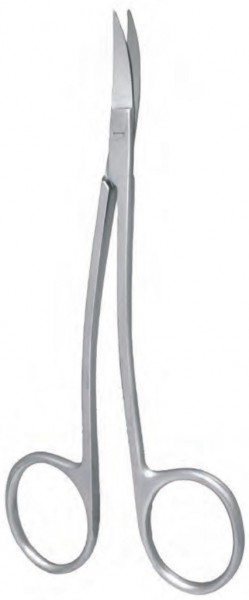 Gum/Surgical Scissors, La Grange Saw Edge, 10.5cm, Curved