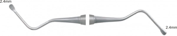Bone / Surgical Curettes, (Periodontia), Lucas, Tips=2.4mm, Fig.85