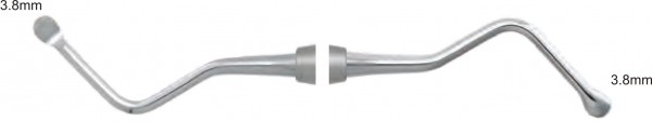 Bone / Surgical Curettes, (Periodontia), Lucas, Tips=3.8mm, Fig.88