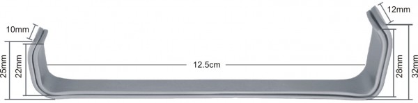 Cheek Retractors, Farabeuf, 12.5cm