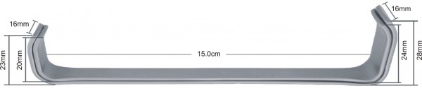 Cheek Retractors, Farabeuf, 15.0cm