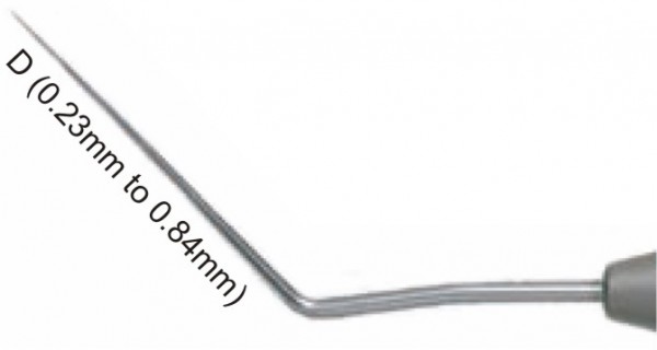 Root Canal Spreaders, 25mm Long, #D11T25