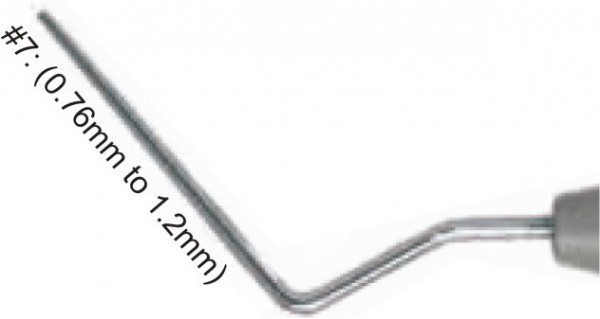 Root Canal Pluggers (Single Ended), #7