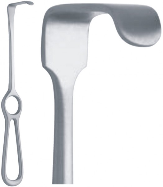 Retractors, Kocher-Langenbeck, 35x08mm